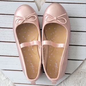 SZ 12 Cat & Jack Pink Ballerina Flats with strap